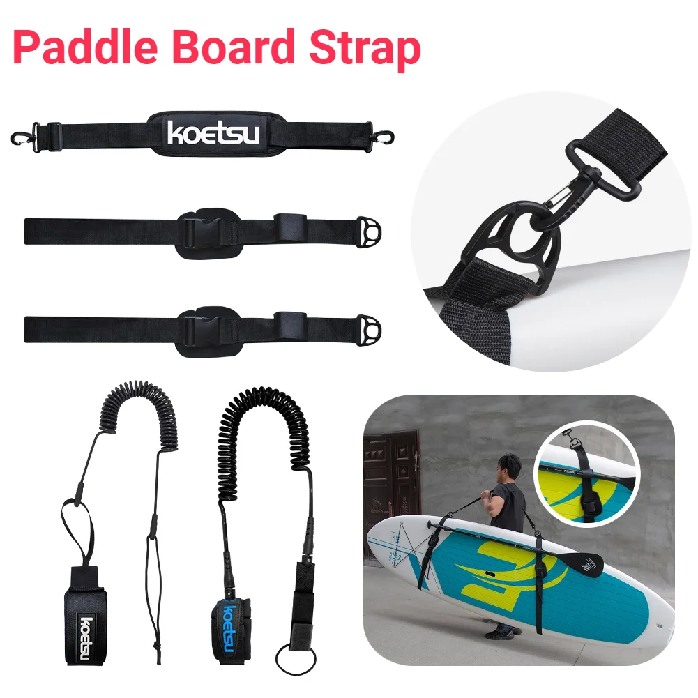 Surfboard Leash - Alça de ombro ajustável para prancha