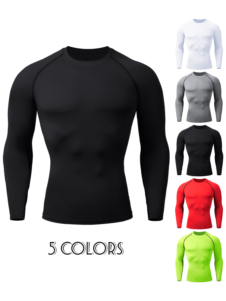 Rash Guard - Camisetas de Compressão Masculinas Rashguard de