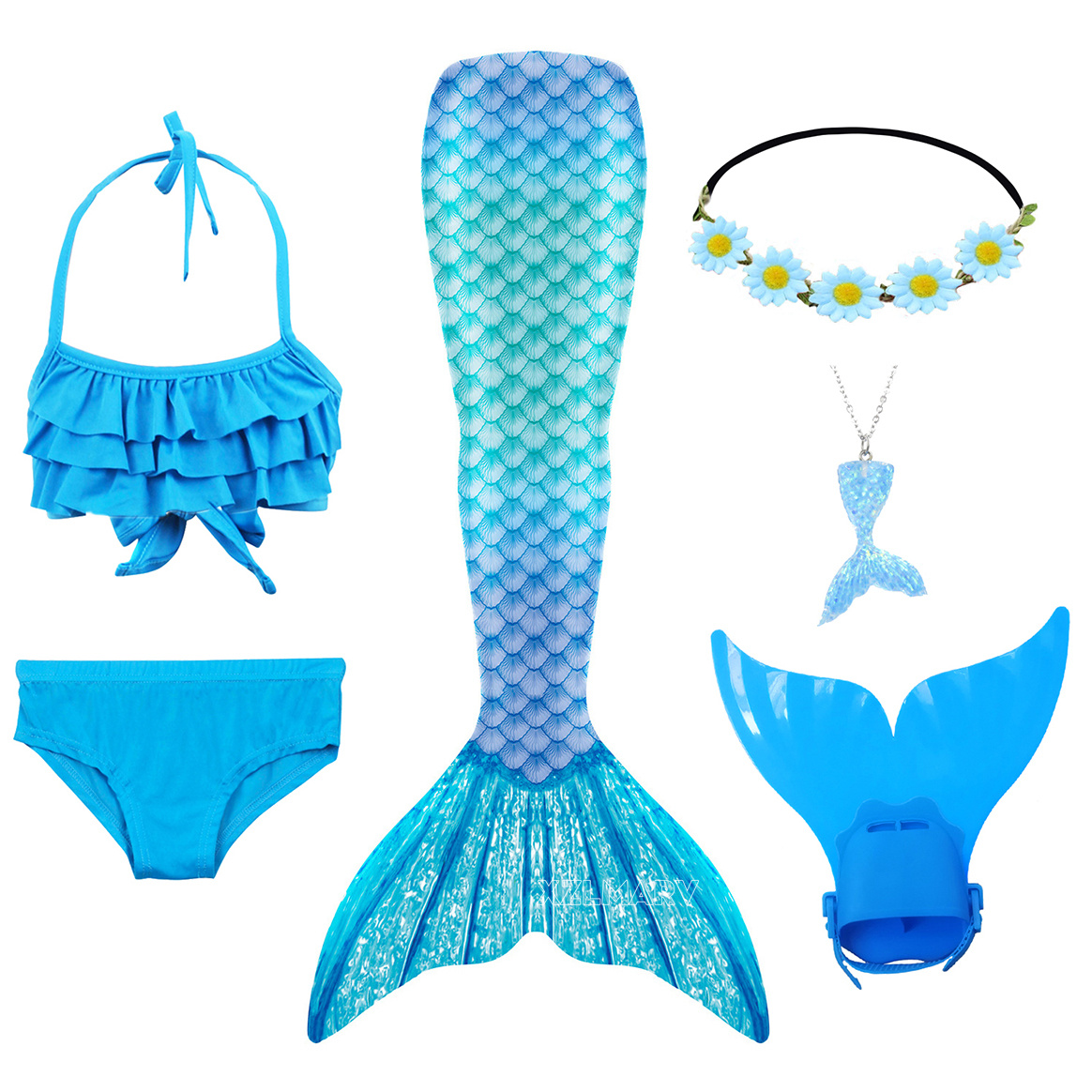 Flippers Swimming - Meninas natação sereia cauda menina ariel