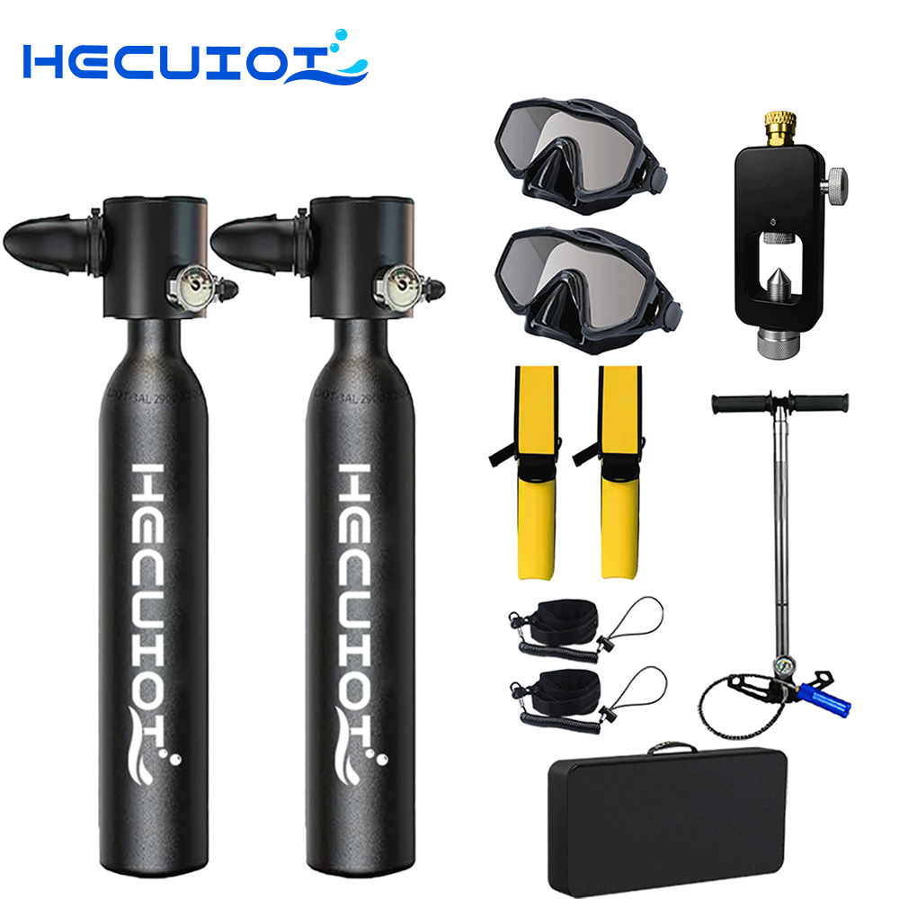 Snorkel Set - Hecuioi mini tanque de mergulho equipamento