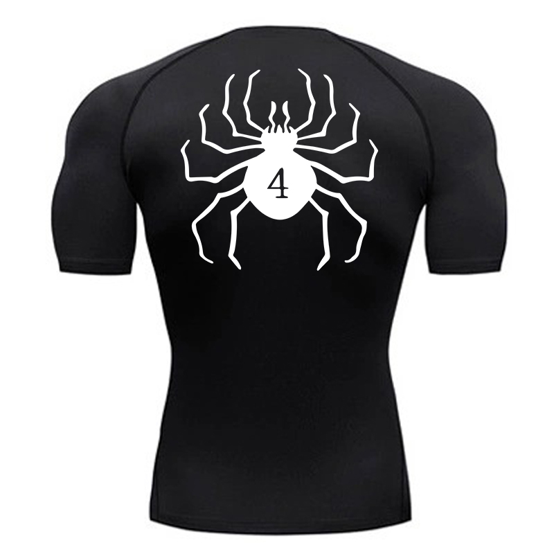 Rash Guard - Camisas de compressão com estampa de