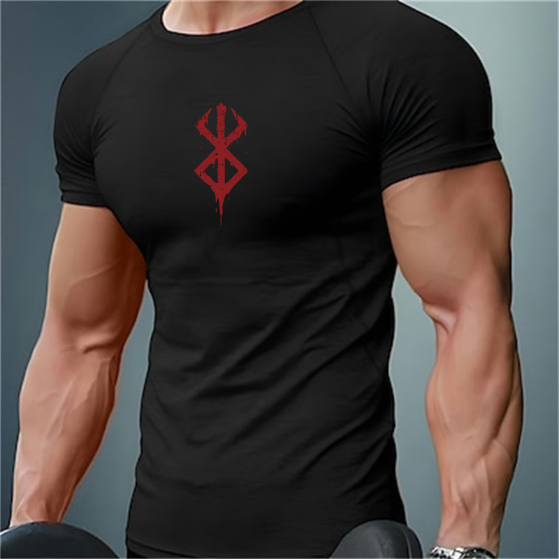 Rash Guard - Camisetas de Compressão Masculinas Estampadas de