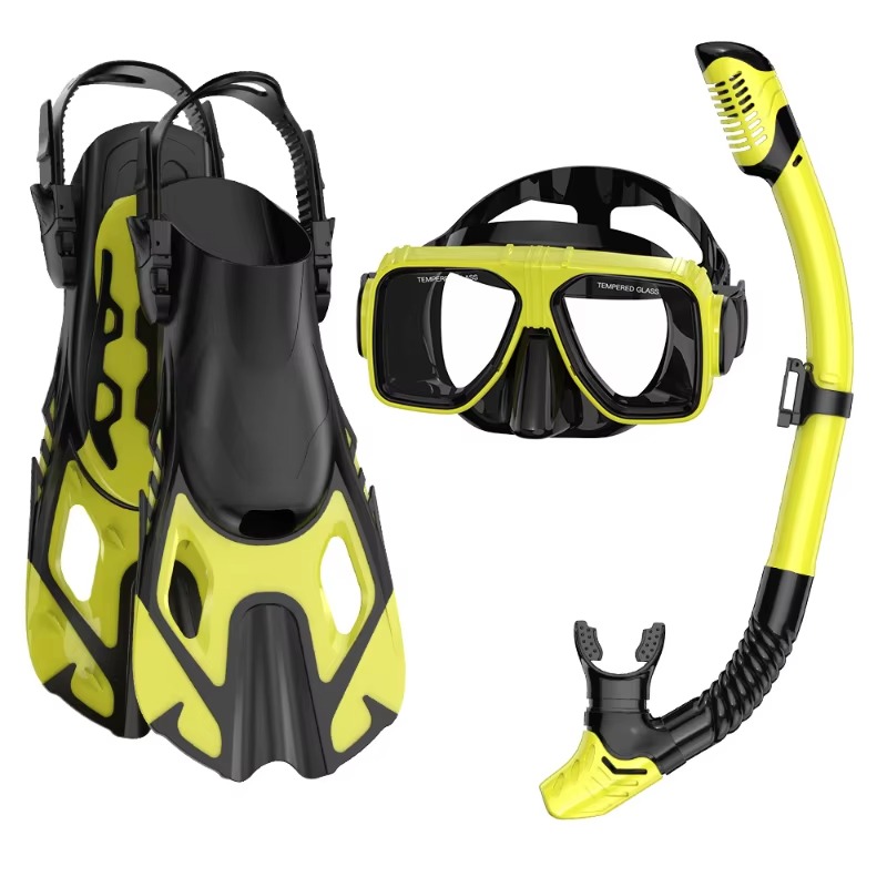 Swim Fins - Kit Profissional de Mergulho com 3