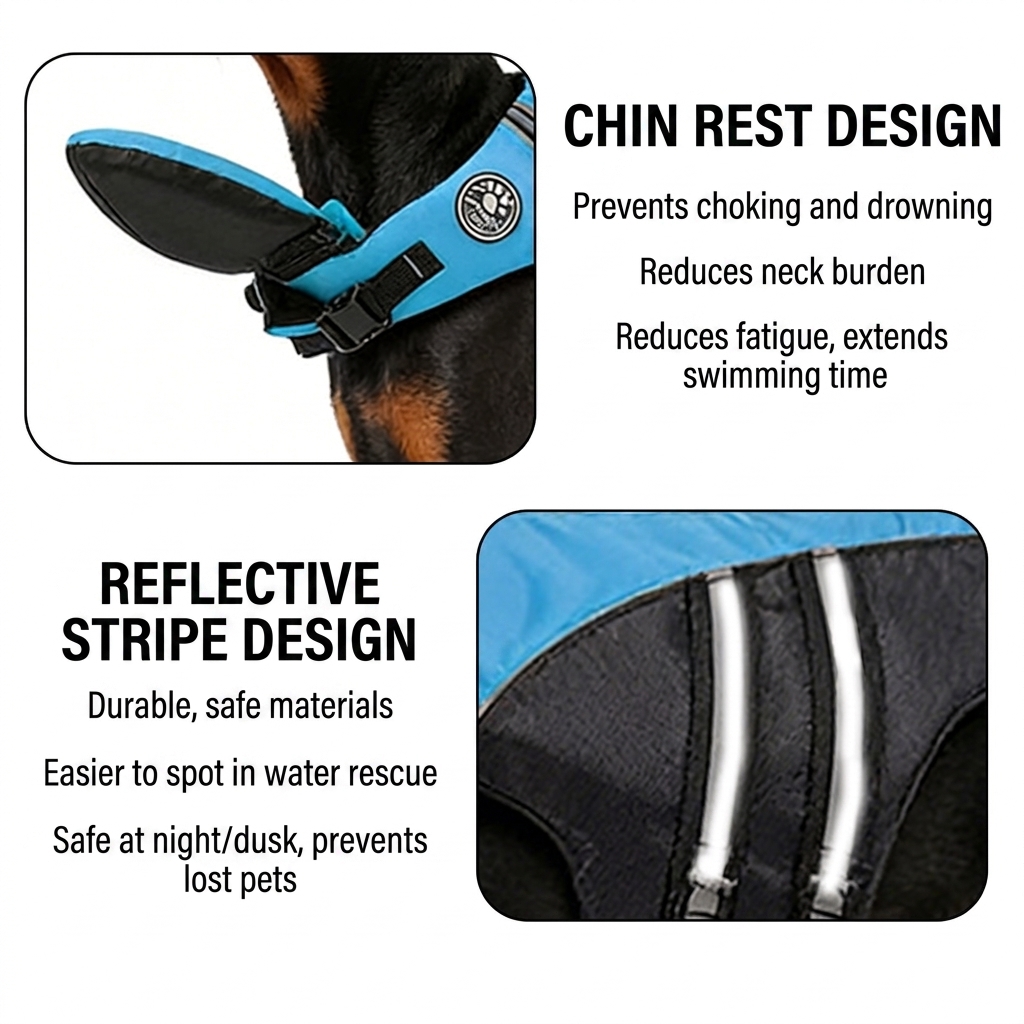 Colete Salva-Vidas para Cães d - Life Jacket avaliação e preço