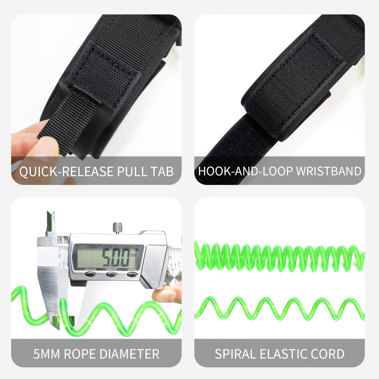 KOETSU Leash para Bodyboard, L - Surfboard Leash avaliação e preço