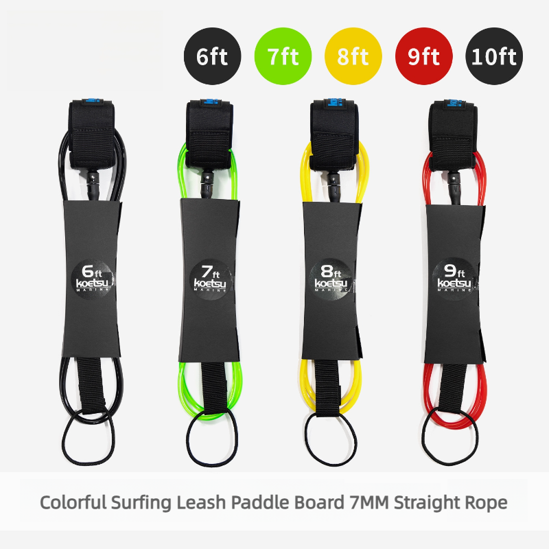 Corda de segurança colorida pa - Surfboard Leash avaliação e preço