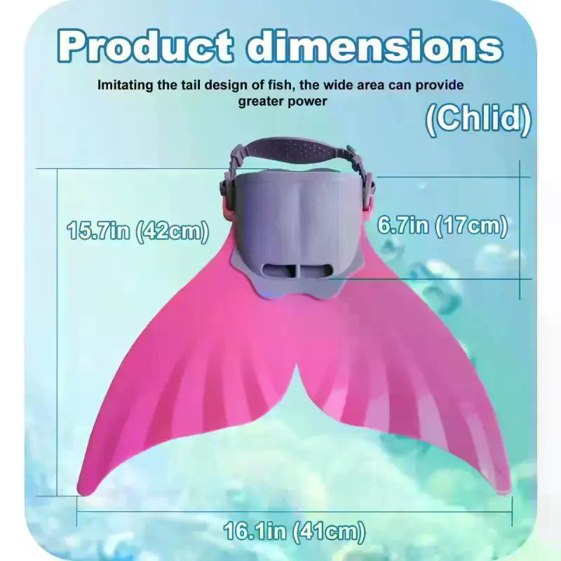 Nadadeiras de Silicone Sereia  - Swim Fins avaliação e preço