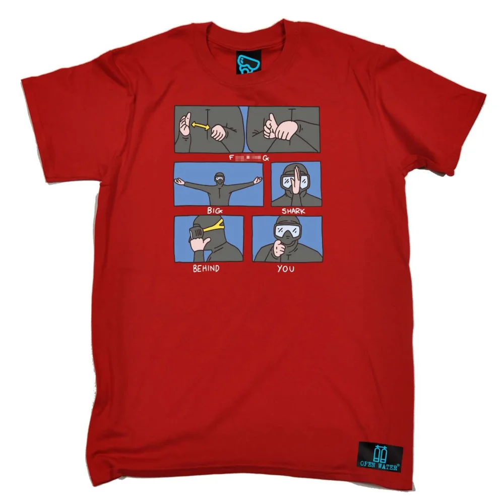 Nova camiseta de algodão para  - Diving Mask avaliação e preço