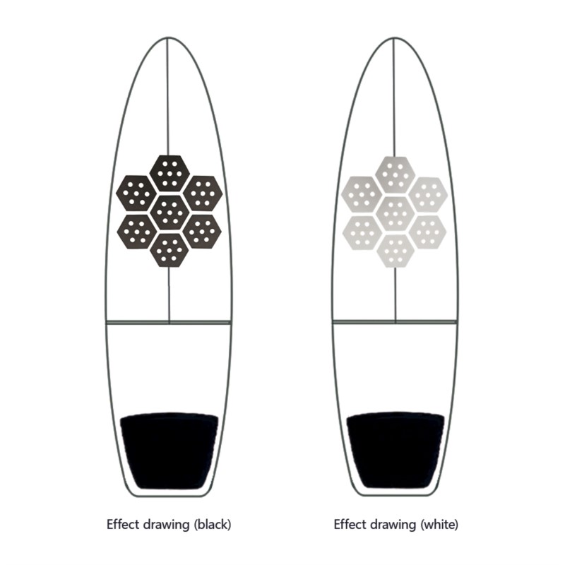 Adesivo Antiderrapante Hexagon - Surfboard Leash avaliação e preço