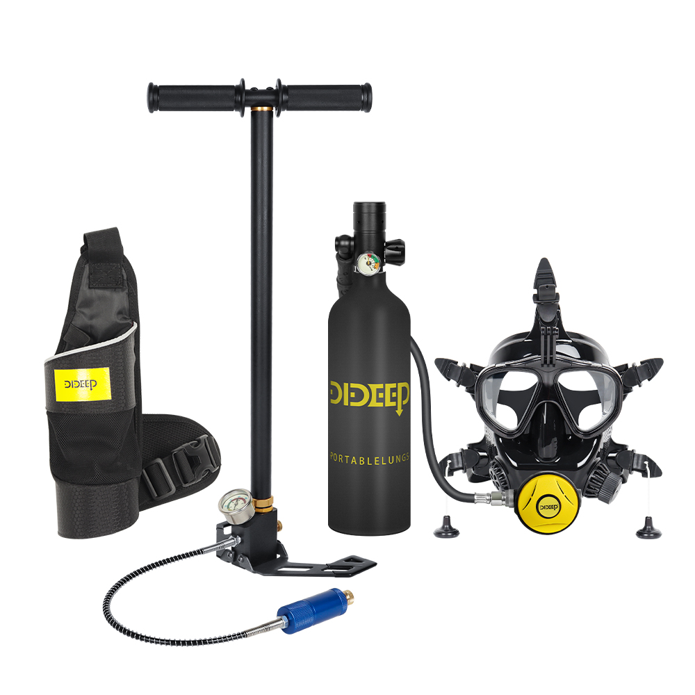 DIDEEP CE DOT 1L Tanque de Ar  - Diving Mask avaliação e preço