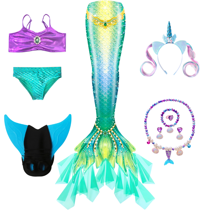 Fantasia de Sereia para Menina - Swim Fins avaliação e preço