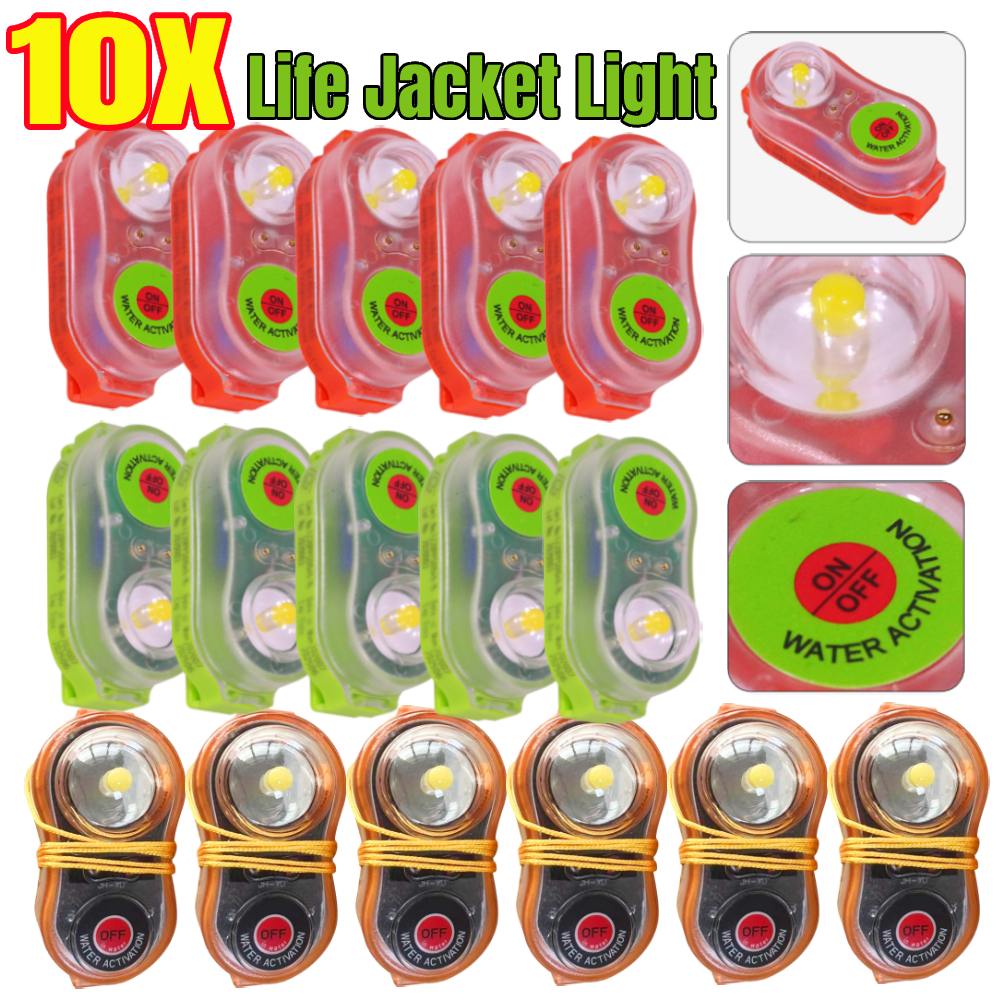 1-10 pces led colete salva-vid - Life Jacket avaliação e preço