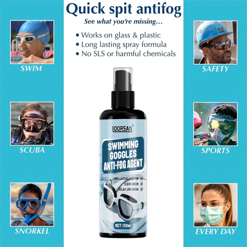 Spray Antiembaçante LOORSAN 10 - Goggles Swim avaliação e preço