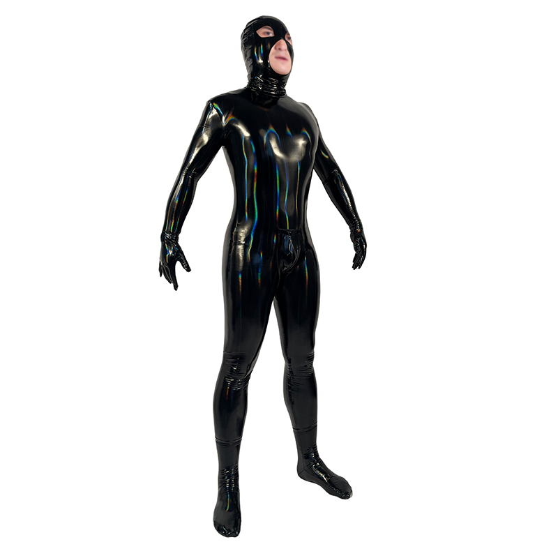 Homens sexy pvc couro catsuit  - Wetsuit Men avaliação e preço